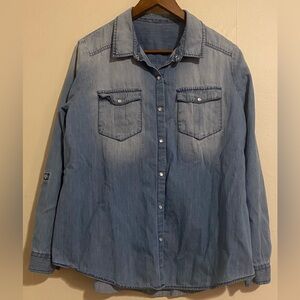 Ombré Women’s Denim Shirt
